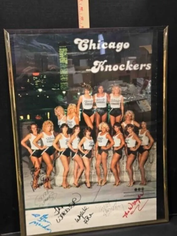 1983 Chicago Knockers Mud Wrestling Team poster