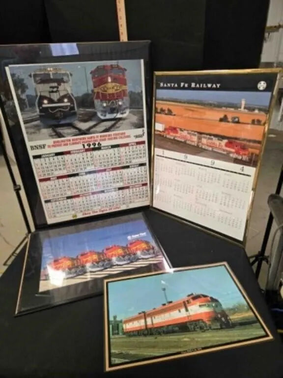 4 Railroad Posters