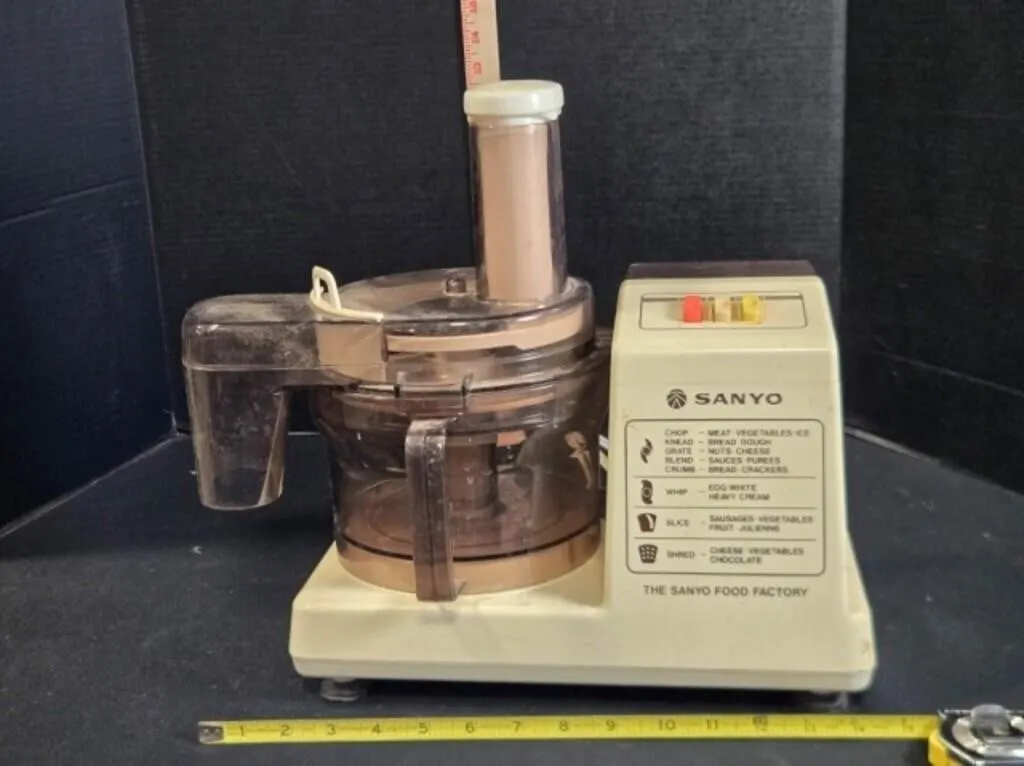 Sanyo Food Factory Food Processor, vintage