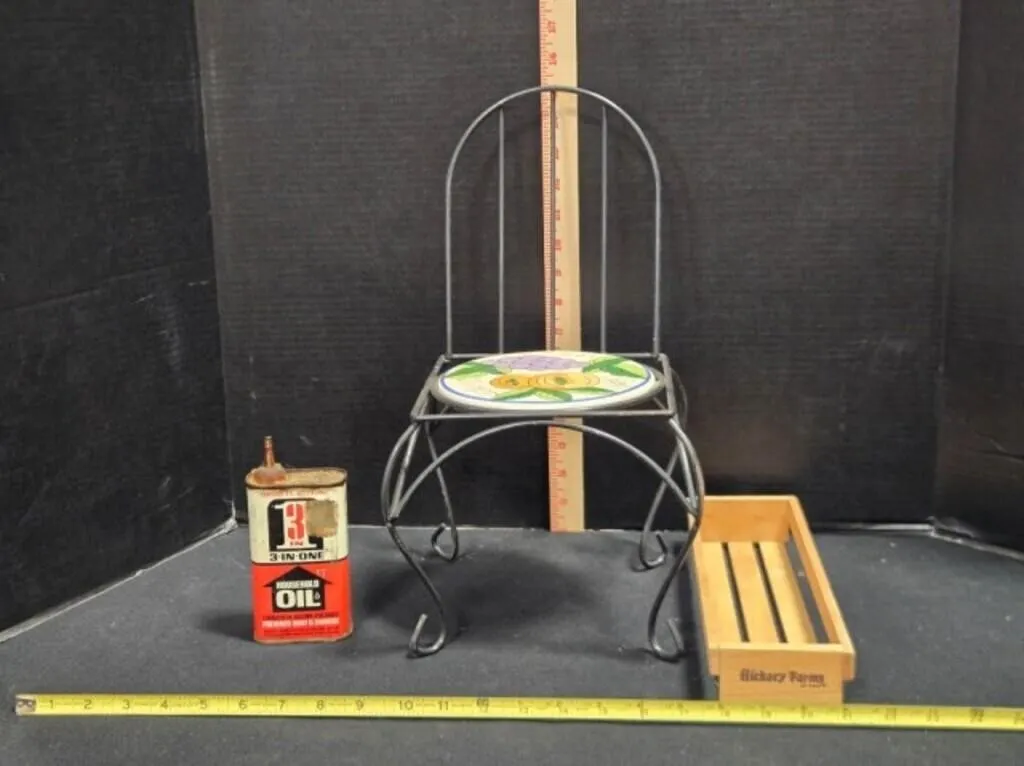 Wooden Spice Rack, Miniature chair, 3-in-1 Oil