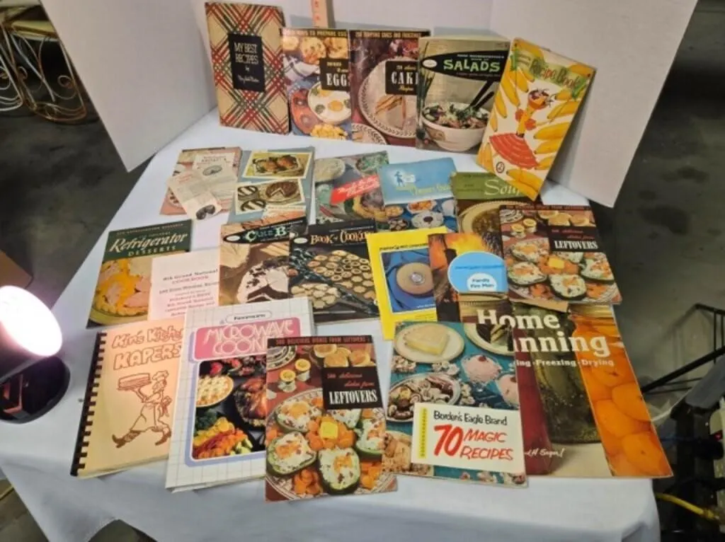Vintage cookbooks