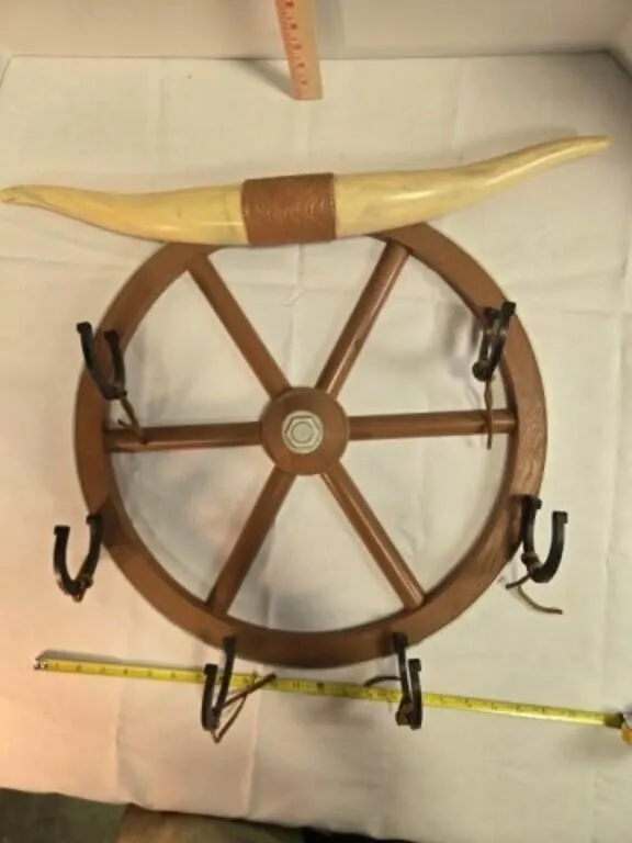 Children's plastic hanging wheel & horns coat