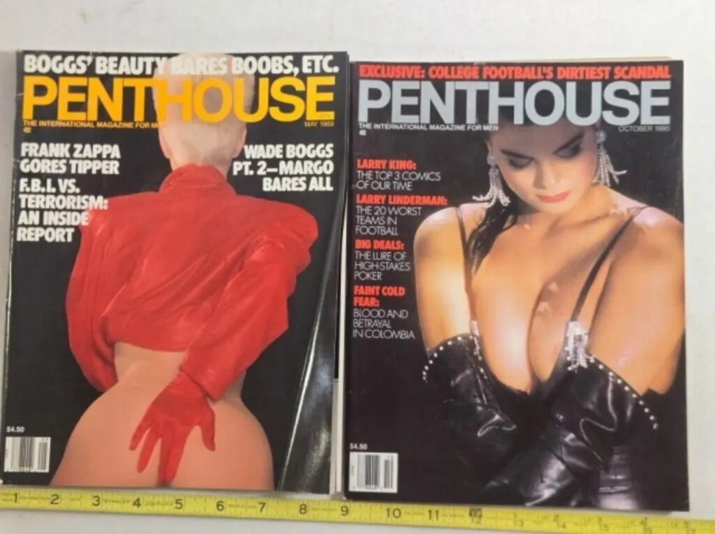2 Penthouse magazines; May 1989 & October 1990