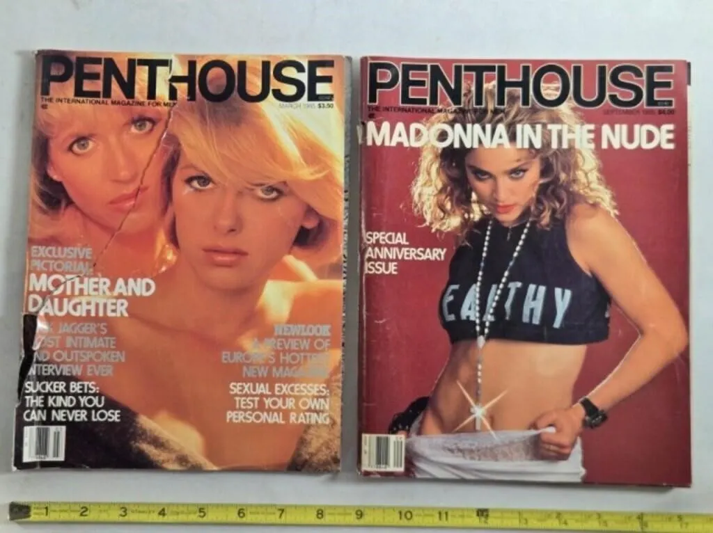 2 Penthouse magazines; March & September 1985