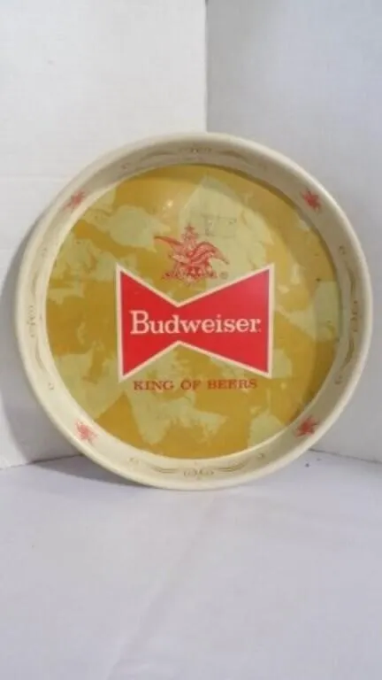 Vintage Budweiser King of Beers Serving Tray