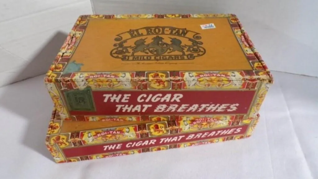 Vintage Boxes of El ROI-TAN 50 "Mild" Cigars