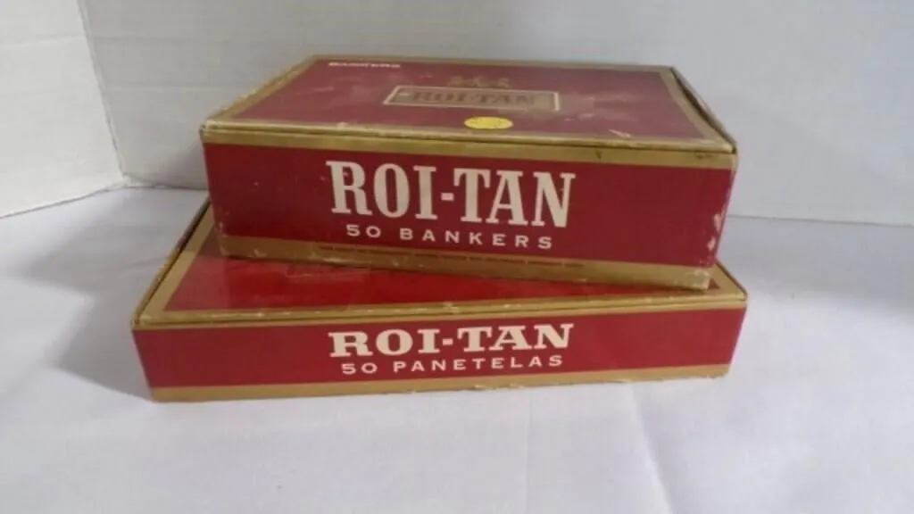 Vintage Boxes of ROI-TAN 50 Bankers & 50 Panetelas