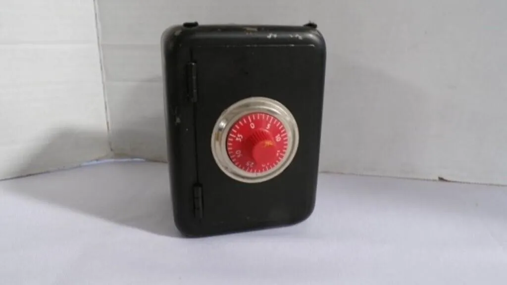 Vintage Promotional Toy Combination Safe Bank