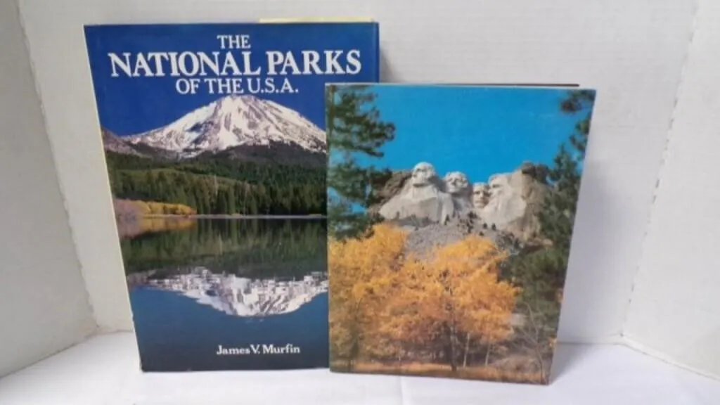 2 Illustrated Vintage Books on American Landmarks