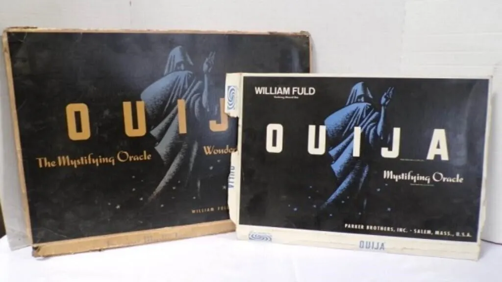 Vintage William Fuld Ouija Board w/Original Box &