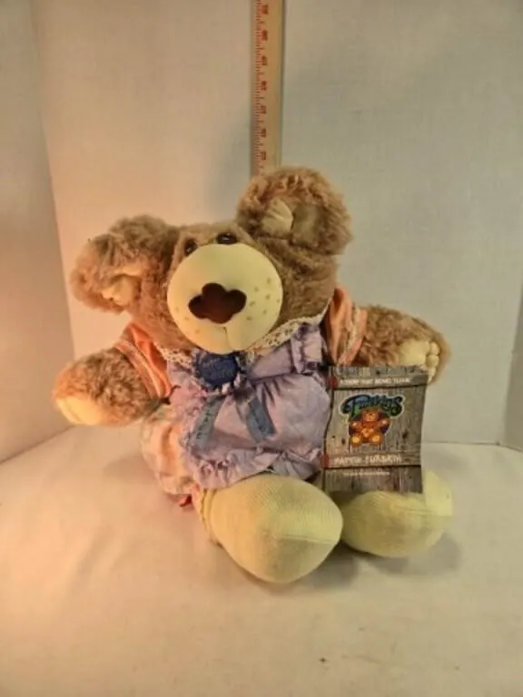 Hattie Furskin stuffed bear