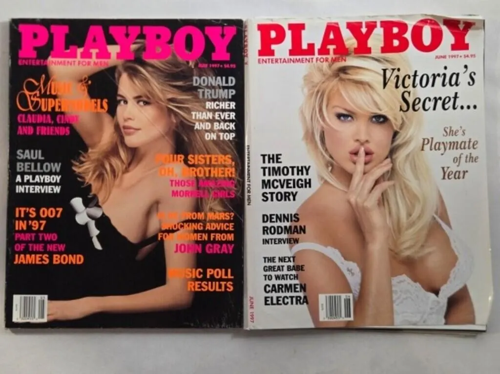 2 Playboy magazines; May & June 1997
