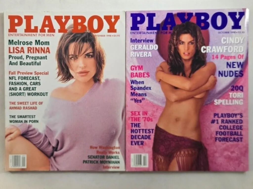 2 Playboy magazines; September & October 1998