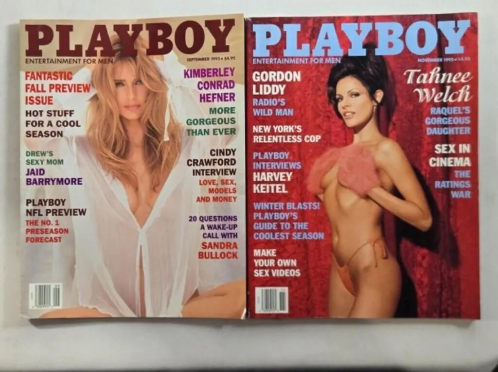 2 Playboy magazines; September & November 1995