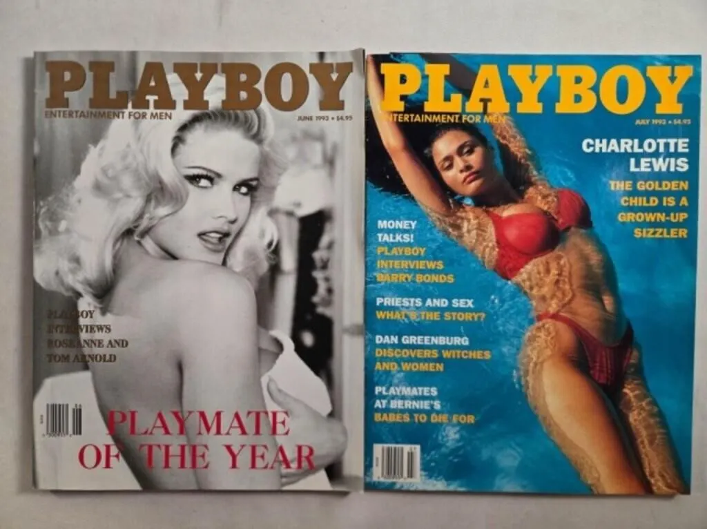 2 Playboy magazines; June & July 1993