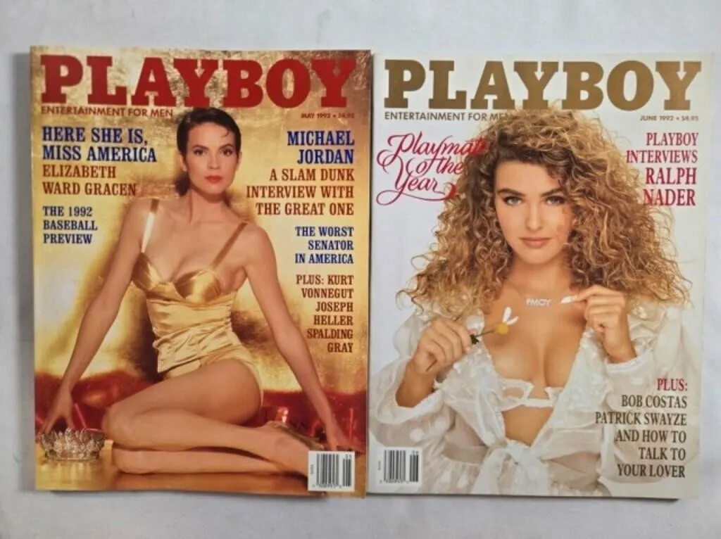 2 Playboy magazines; May &June 1992