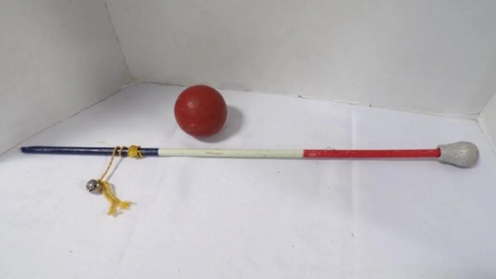 Customized Marching Band Baton & Wood Red Ball