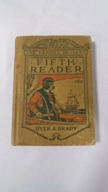 Antique Elementary School Textbook "Fifth Reader"