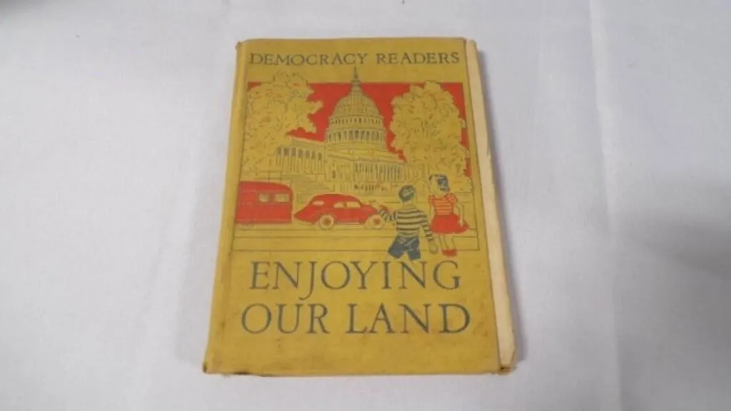 Vintage Primary School Textbook "Democracy Reader"