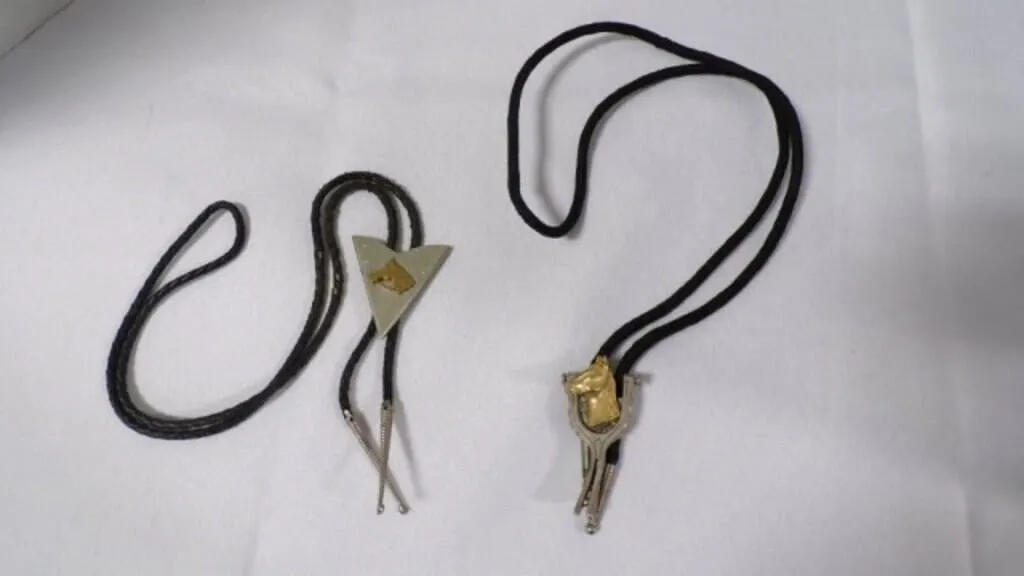 Vintage Classic American Western Corded Bolo Ties