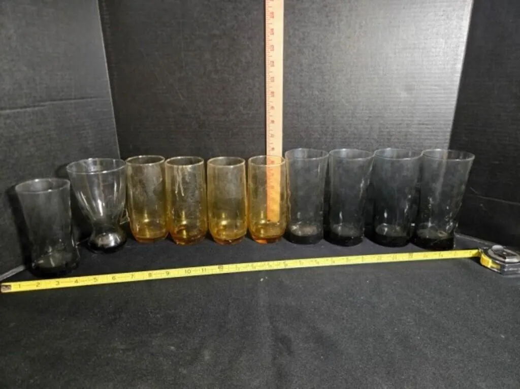 10 Glass Tumblers