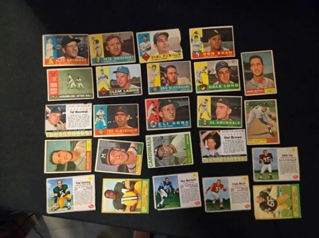 Vintage Sports Trading Cards
