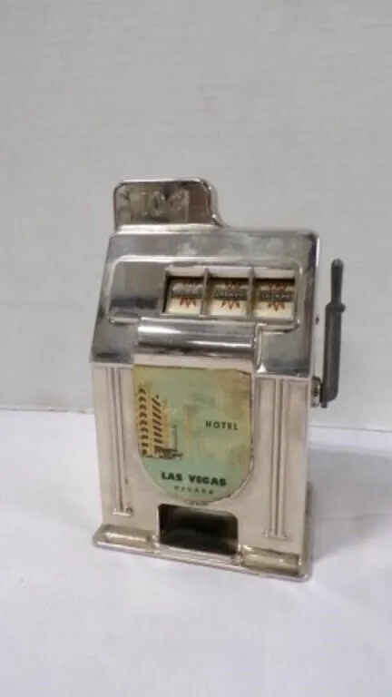 Vintage Riviera Casino Slot Machine Coin Bank