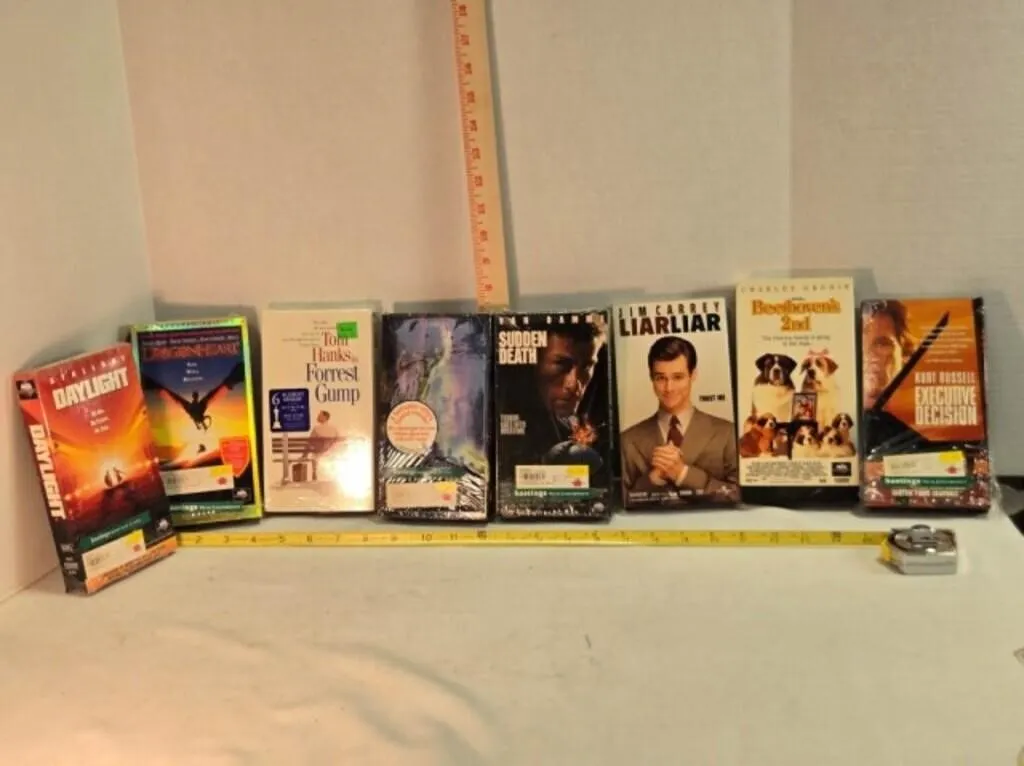 8 VHS tapes; Executive Decision, Beethoven's 2nd