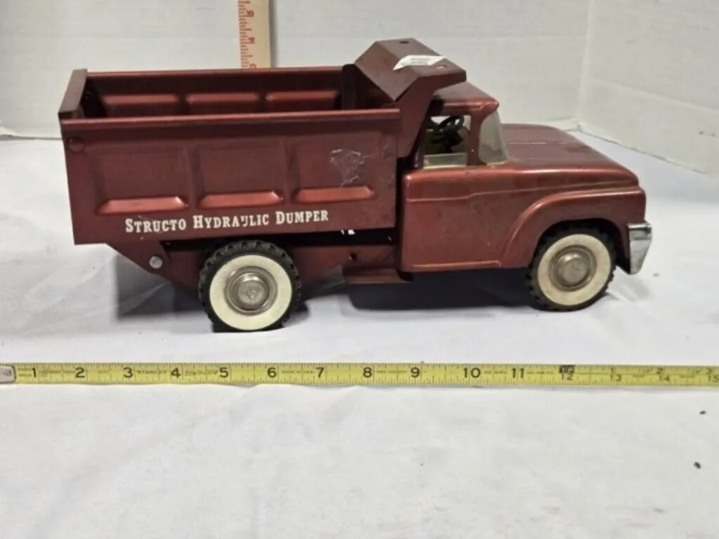 Structo Hydraulic Dumpster toy truck