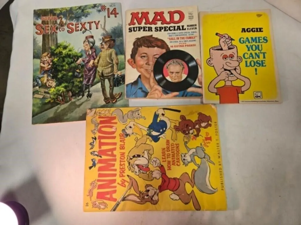 Books, Super Sex to Sexty #14, Animation book