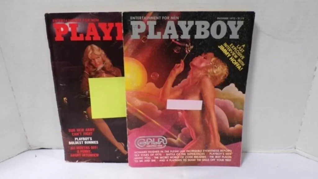 2Vintage Mid-1970's "Playboy" Magazines