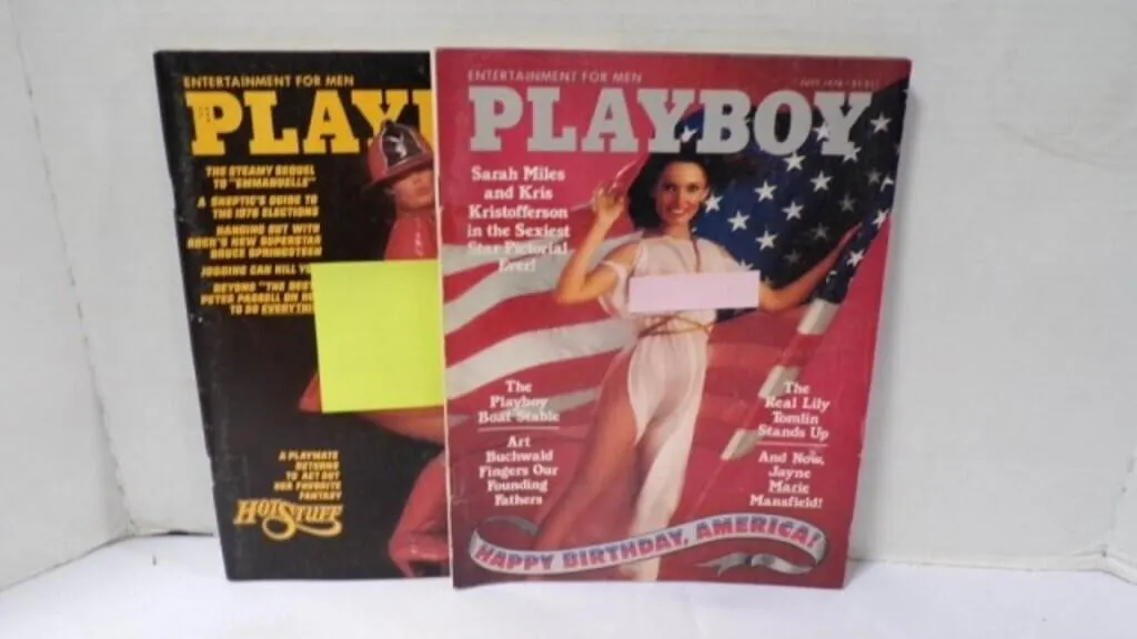 2Vintage Mid-1970's "Playboy" Magazines