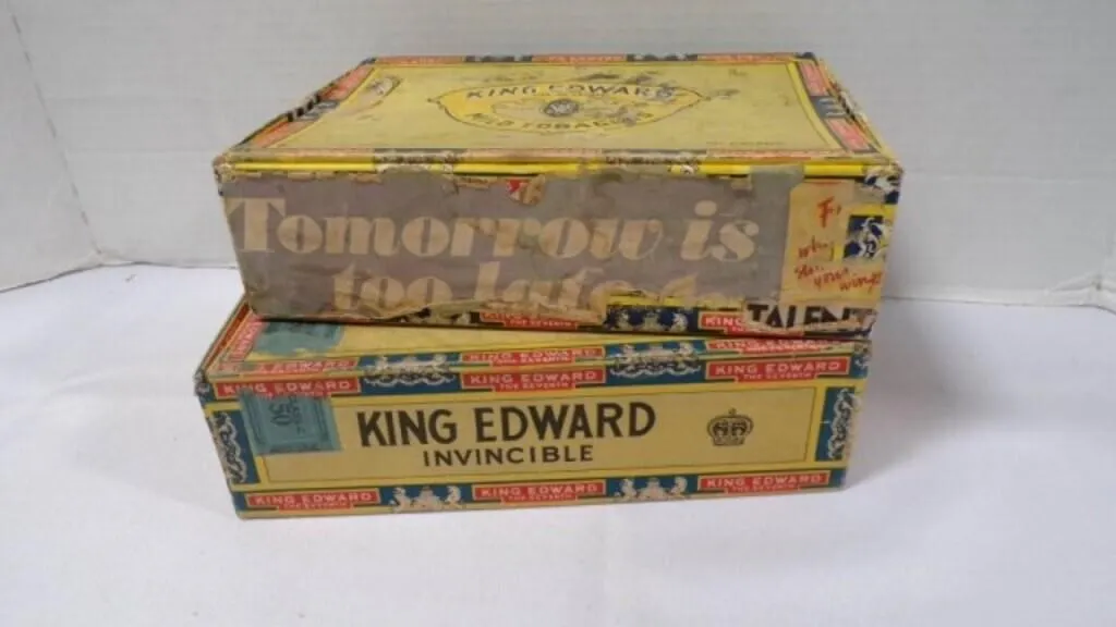 Vintage Boxes of "King Edward" Imperial Cigars w/