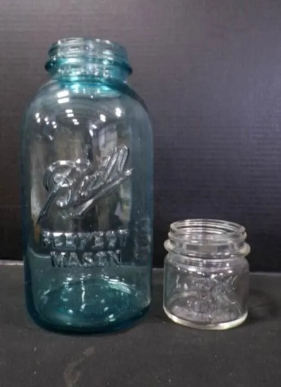 2 Vintage Ball "Perfect Mason" Jars - NO LIDS