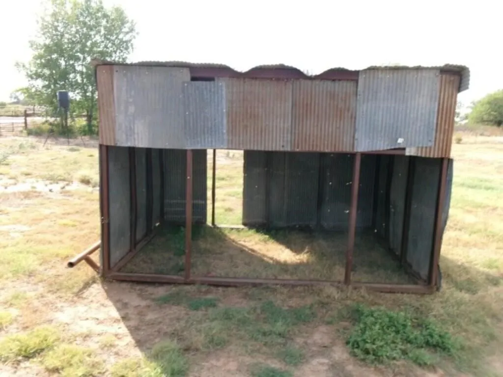 Livestock Shed, 7'x10' on Skid