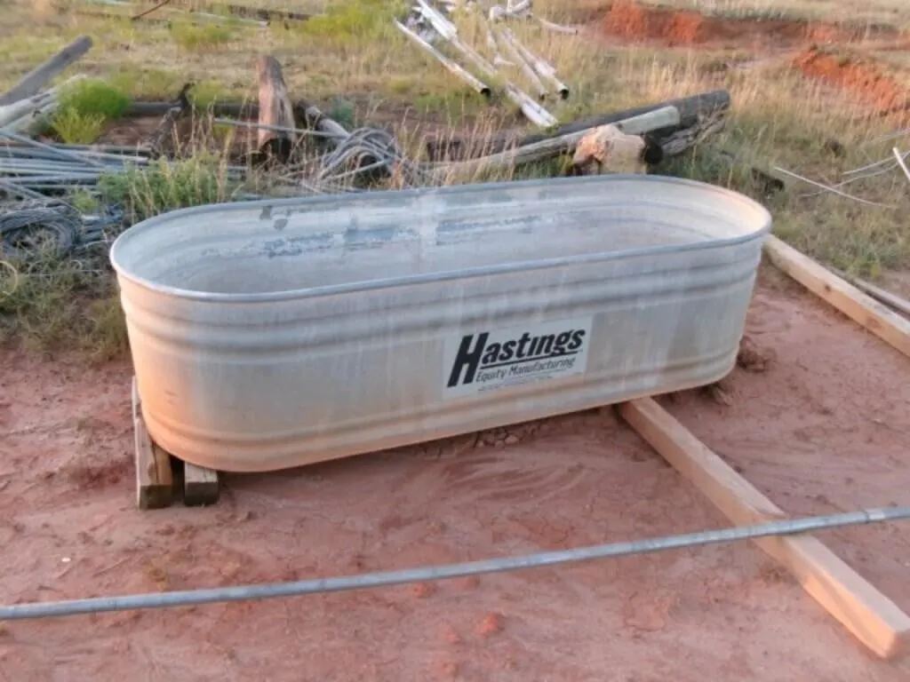 Stock Tank, Galvanized 32"x93"