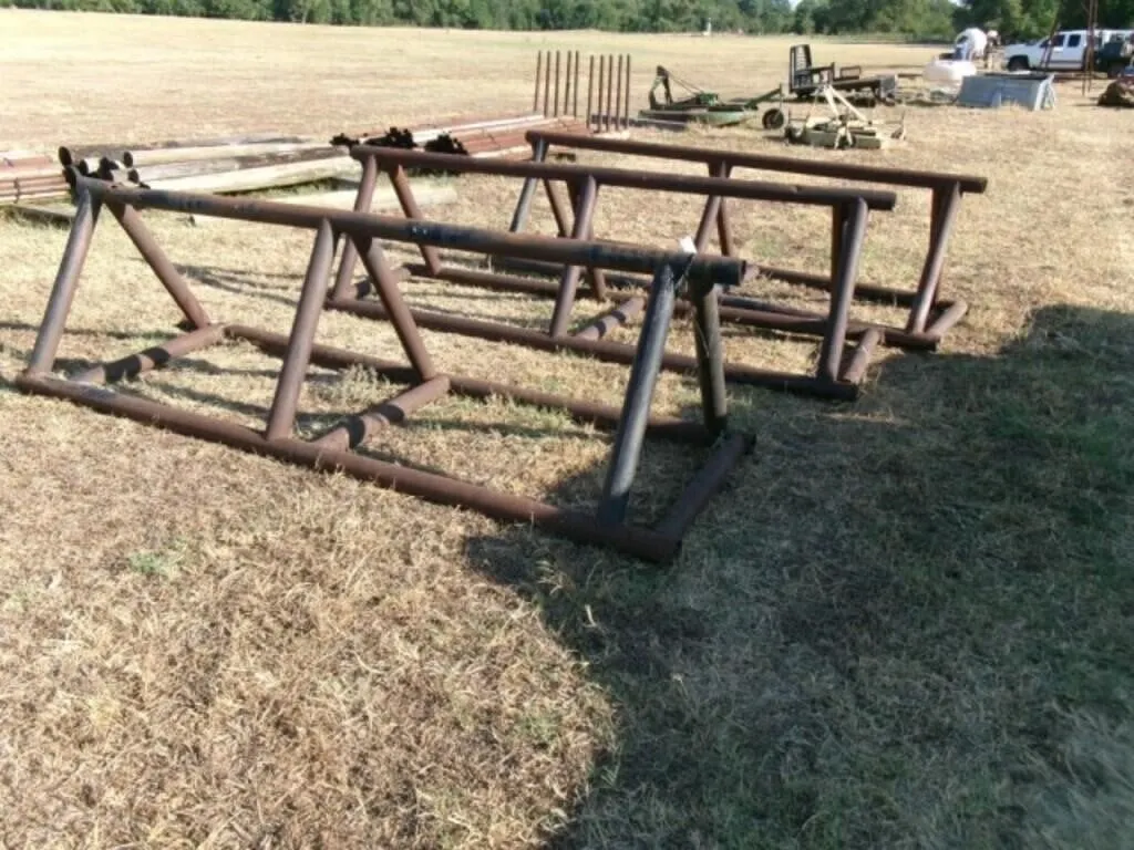 Pipe Racks, 10' x 4" (3 Racks per set)