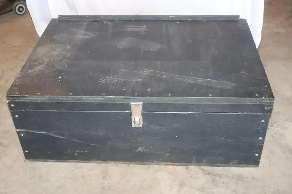 Black Storage Chest 40x27x15 in.