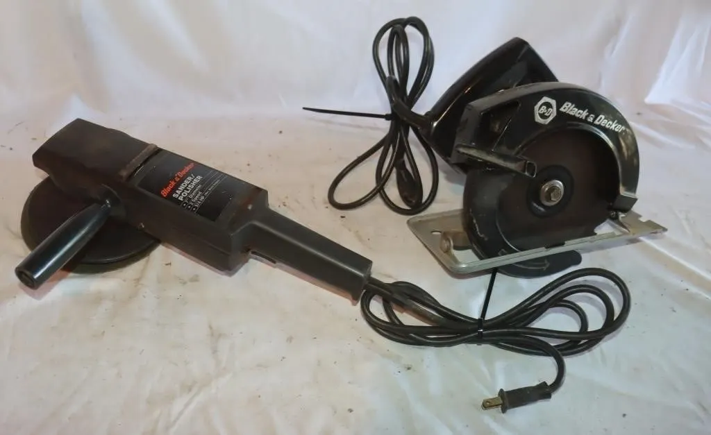 2 Black & Decker Electric Power Tools, Both Work