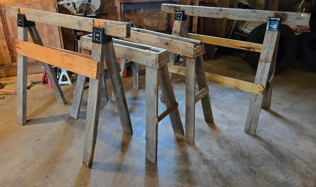 2 pairs of Saw Horses