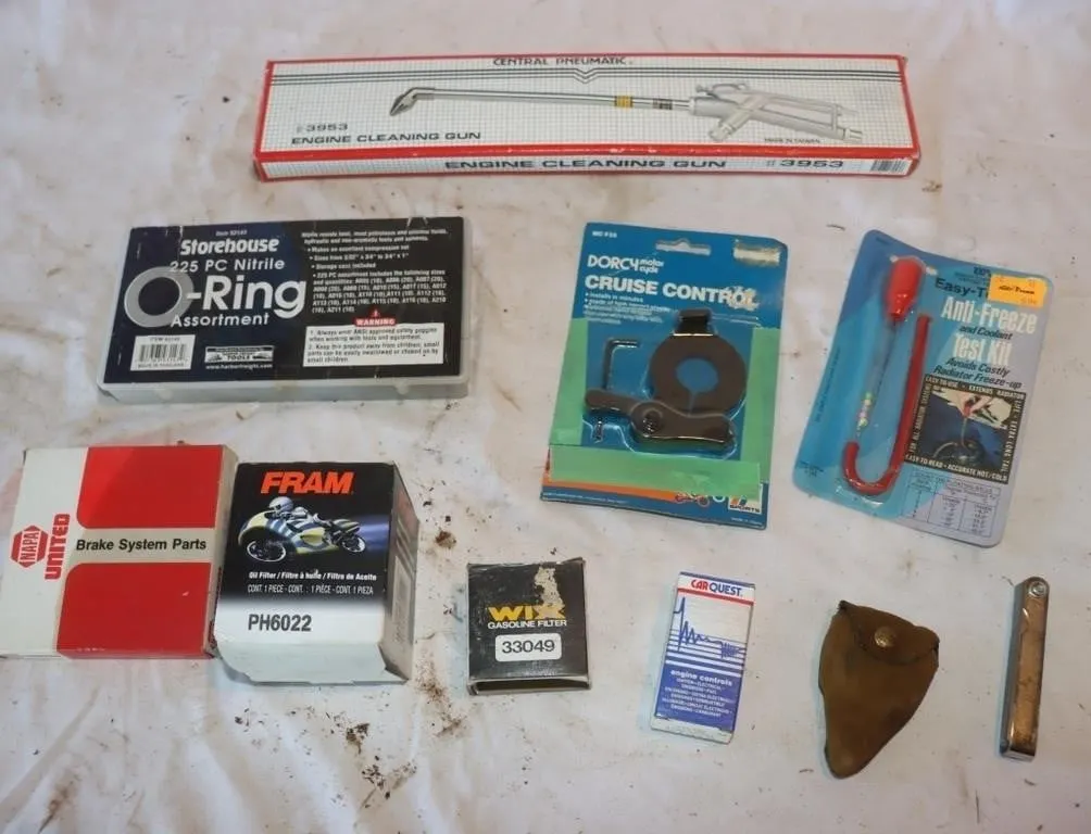Automotive Maintenance Supplies: