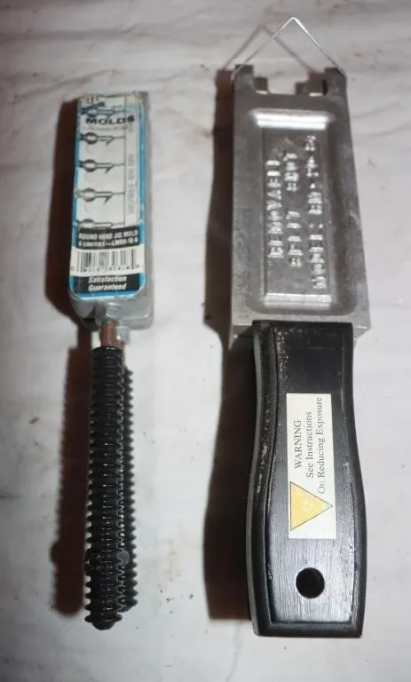 2 Fishing Jig Molds: LMRH-18-6 Round Head and