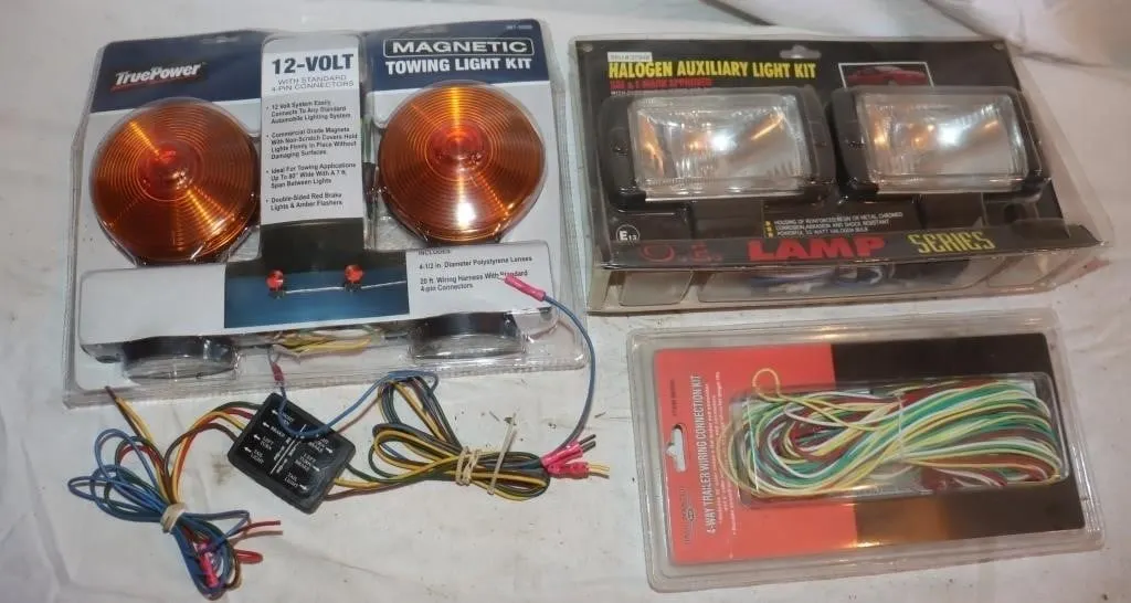 Towing & Auxiliary Light Kits w/ Wiring