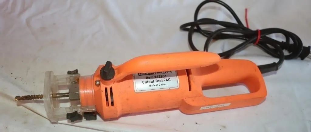 Chicago Electric Cutout Tool, Works