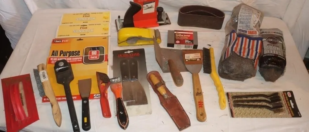 Hand Tools And Sanding Supplies:
