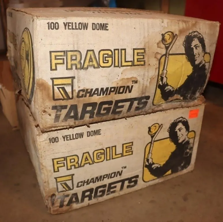 Champion Targets Yellow Dome Clay Targets