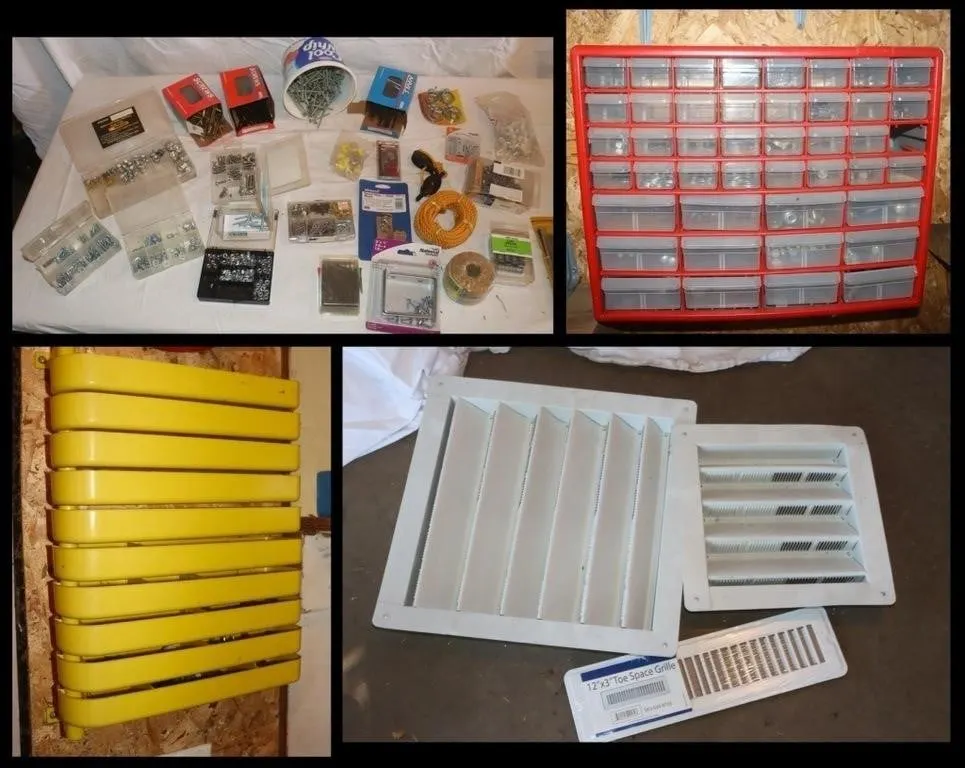 Wall-Mounted & Rotating Storage Organizers w/