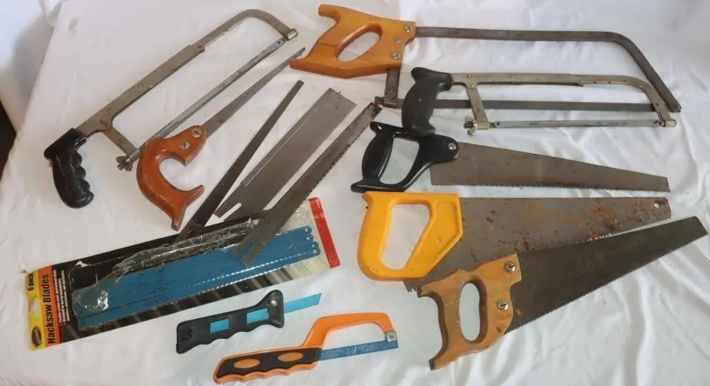 Hacksaws, Coping Saws, Keyhole Saws, &