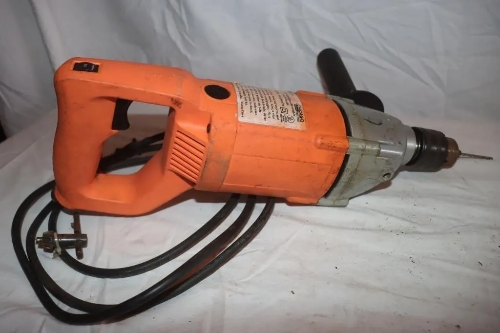 1 Chicago Electric 1/2" D-Handle Drill