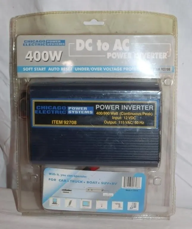 Chicago Power Systems 400W Power Inverter New